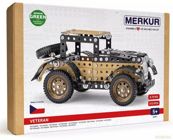metalowe Merkur - Samochód vintage Veteran 312 el. 6087 MERKUR [KLOCKI]