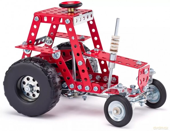 metalowe Merkur 057 Traktor ze sterowaniem, 205 el. 5578 MERKUR [KLOCKI]