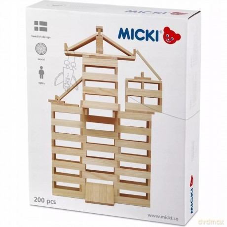 Micki Bouwblokken 200 stuks [KLOCKI]