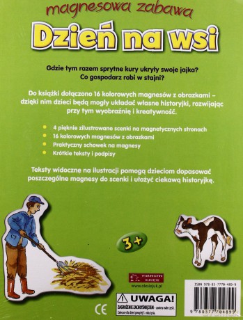 Dzień na wsi. Magnesowa zabawa [KSIĄŻKA]