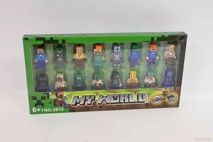 MINE figurki klockowe 16szt 77887
