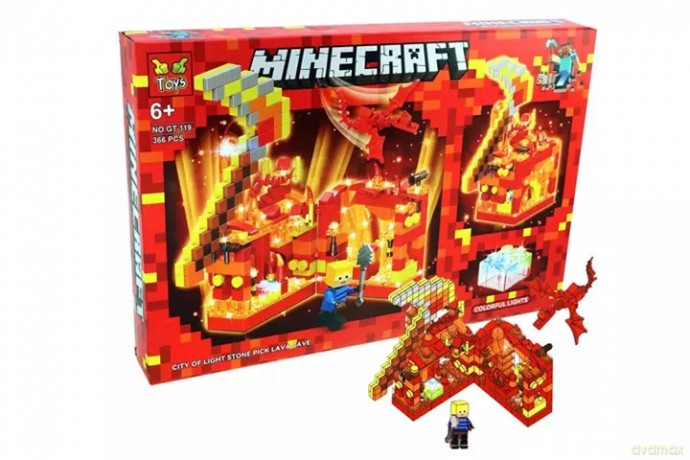 Minecraft klocki z kolorowym światełkiem [KLOCKI]