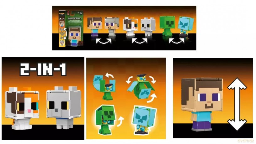 Minecraft z Traksfor 2w1 Mix Htl43 Pud5 [FIGURKA]