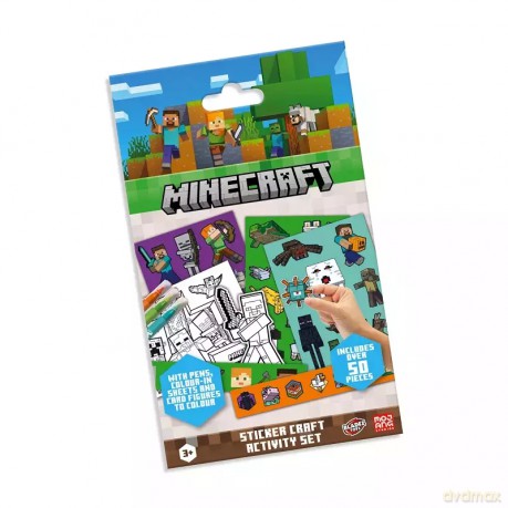 Minecraft zestaw kreatywny-naklejki