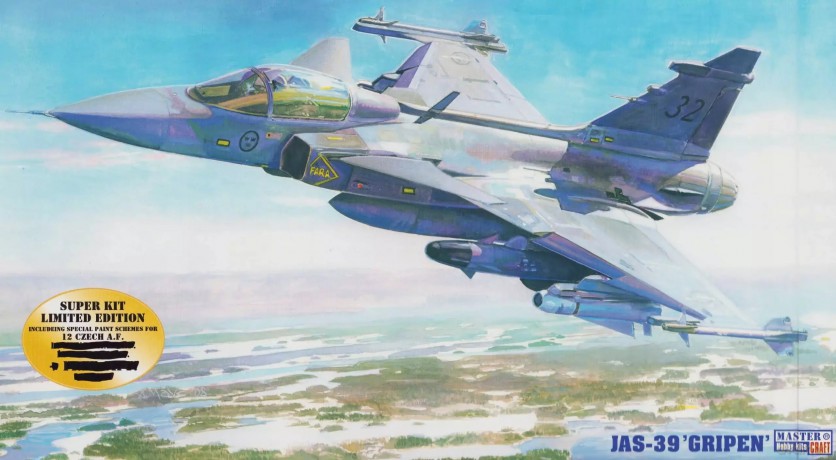 Model samolotu Saab JAS-39 Gripen, 1:48