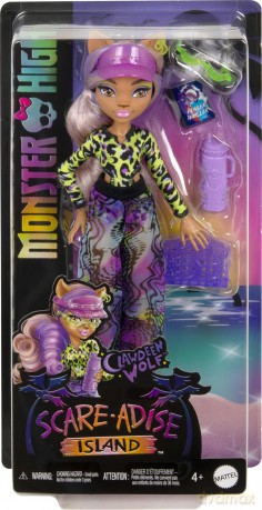 Monster High Lalka Clawdeen Wolf Wyspa Straszy-Raj HRP67 MATTEL