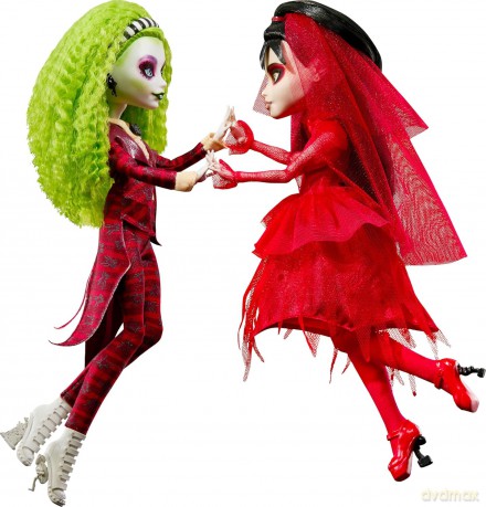 Monster High Skullector Beetlejuice Beetlejuice 2 Lalki Betelgeuse I Lydia Deetz Hyv96 P1