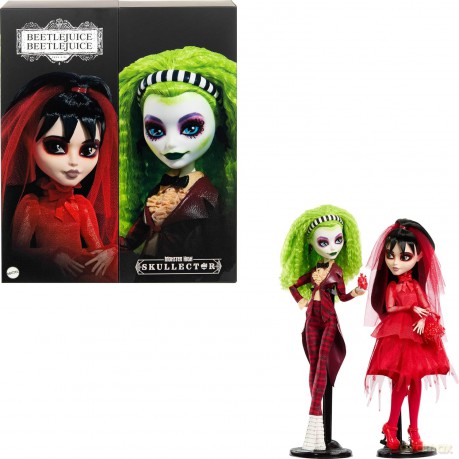 Monster High Skullector Beetlejuice Beetlejuice 2 Lalki Betelgeuse I Lydia Deetz Hyv96 P1