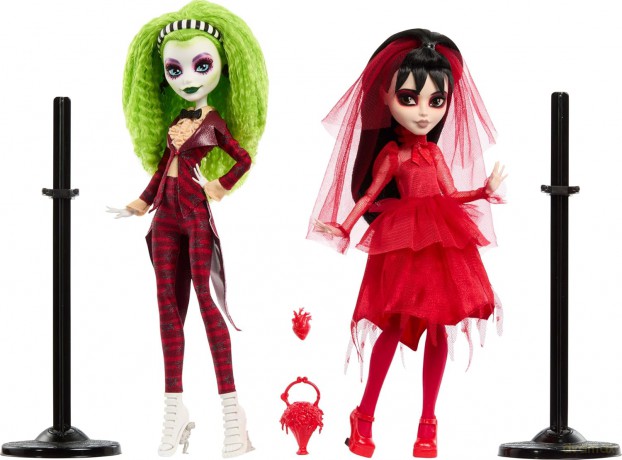 Monster High Skullector Beetlejuice Beetlejuice 2 Lalki Betelgeuse I Lydia Deetz Hyv96 P1