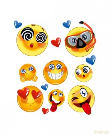 Naplamki DTF 15x20 Emoji