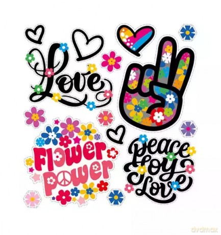 Naplamki DTF 15x20 Flower Power