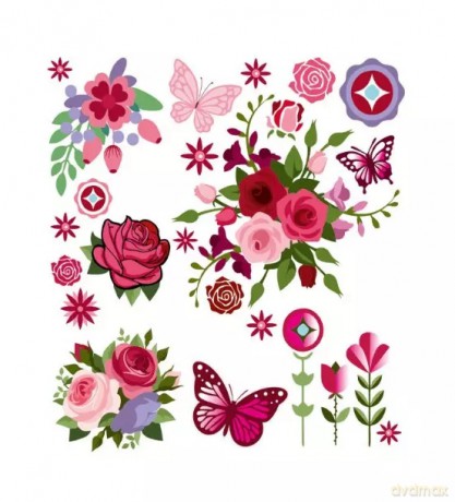 Naplamki DTF 15x20 Flowers