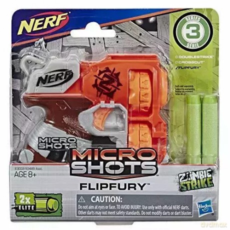 Nerf. Microshots. Zombie Strike. Flipfury