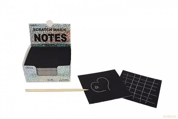 Notes czarne karteczki 100szt 620613 45658