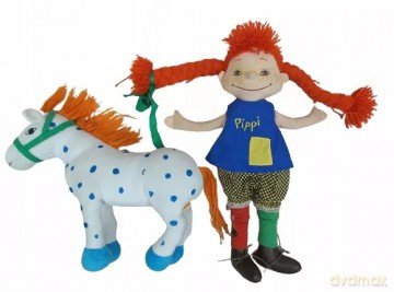 Pippi Pończoszanka Koń MICKI i PIPPI ASTRIT