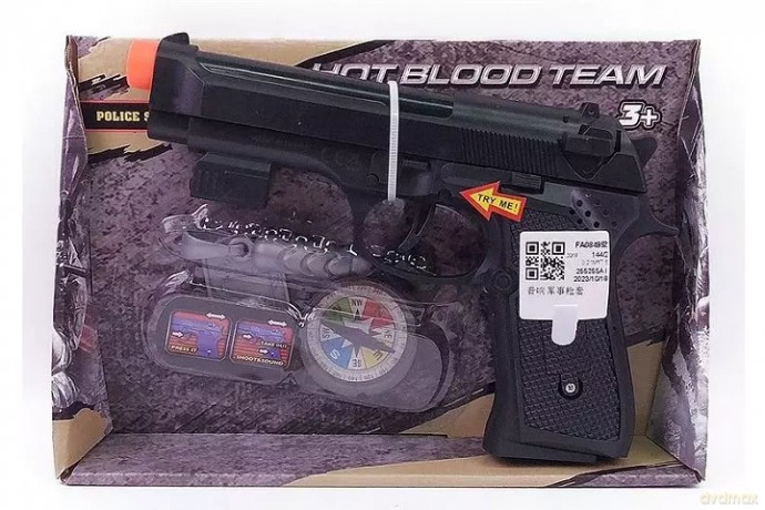 Pistolet z dźwiękiem z bateriami FA084992 93845