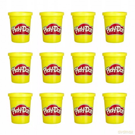 PLAY-DOH Ciastolina Tuby TUBA 12-pak ŻÓŁTY