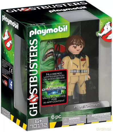 PLAYMOBIL Ghostbusters 70172. do kolekcjonowania. P. Venkman [KLOCKI]