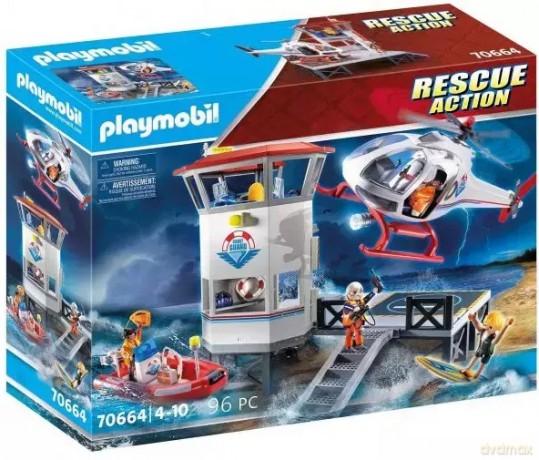Playmobil Rescue Action 70664. Ochrona wybrzeża [KLOCKI]