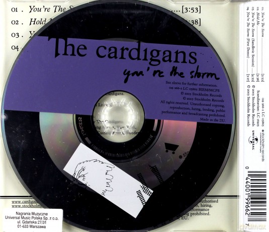 The Cardigans: You're The Storm -Single [CD]