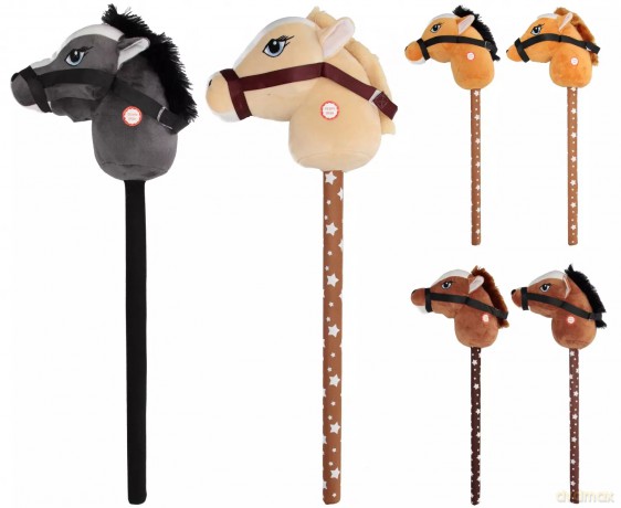 Pluszak Kon Na Kiju z Glosem 70cm Mix6 Mc Ht 50