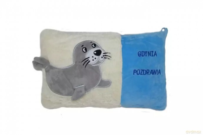 Poduszka P-3244 foka Gdynia pozdrawia 160355