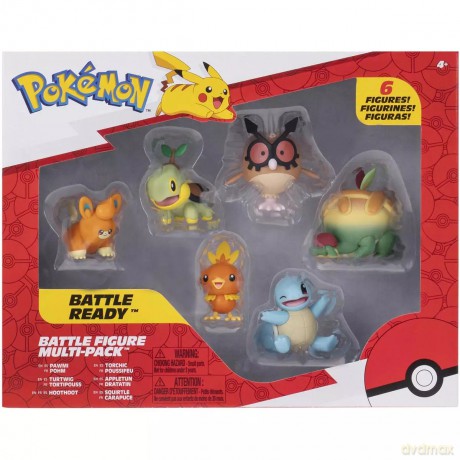 POKEMON Figurki Bitewne 6Pak Seria 9, figurki [FIGURKA]