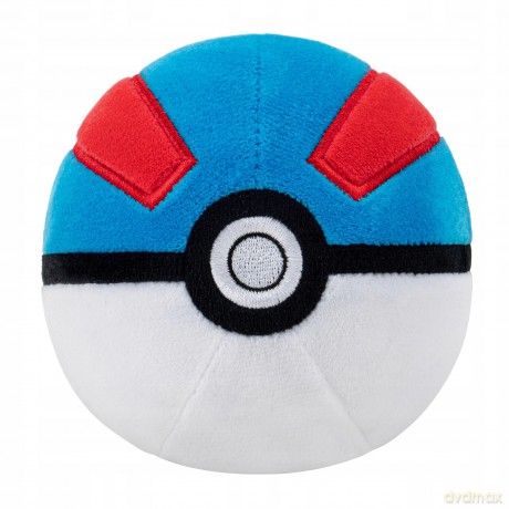 Pokemon Maskotka PLUSZOWY POKE BALL Niebieski GREAT BALL 12 cm PKW3540
