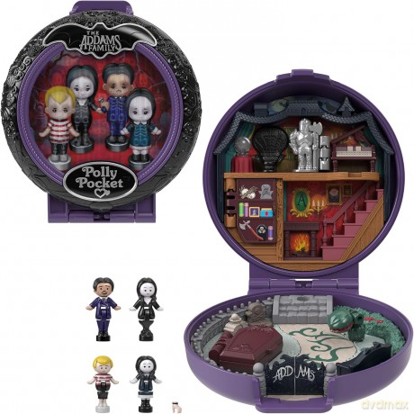 Polly Pocket Rodzina Addamsów Kolekcjonerski zestaw Zabawka HXW25