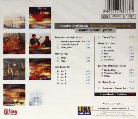 Enjoy The Difference (Or Not) [CD]