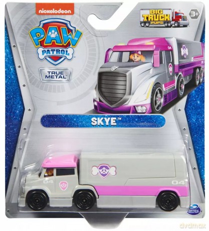 Psi Patrol. Big Truck Pups Die-Cast, ciężarówka i Skye
