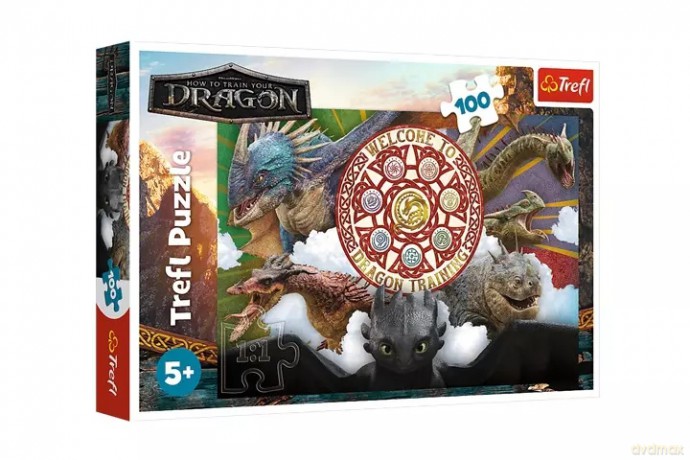 TREFL 100 el. Smoki w akcji How To Train Your Dragon 16524 [PUZZLE]
