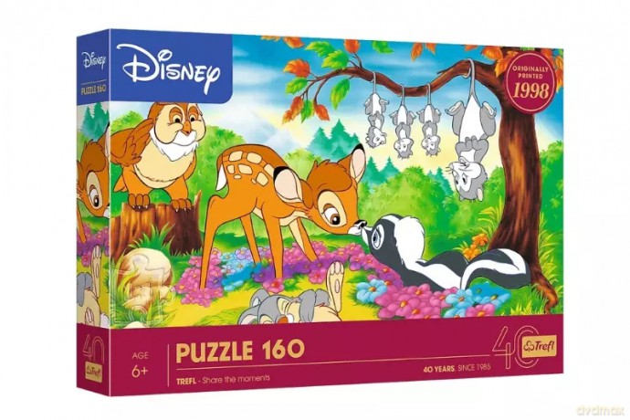 PUZZLE 160 el. 40lecie Trefl-Bambi i leśni przyj.40054