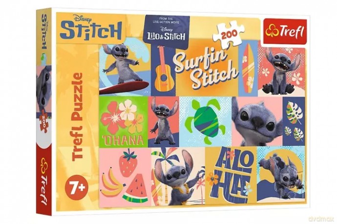 TREFL 200 el. Hawajskie przygody /Disney Stitch 13331 [PUZZLE]
