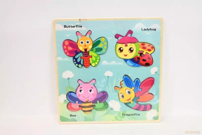 Puzzle zwierzęta 30x30cm 3rodz HPAW04 44225