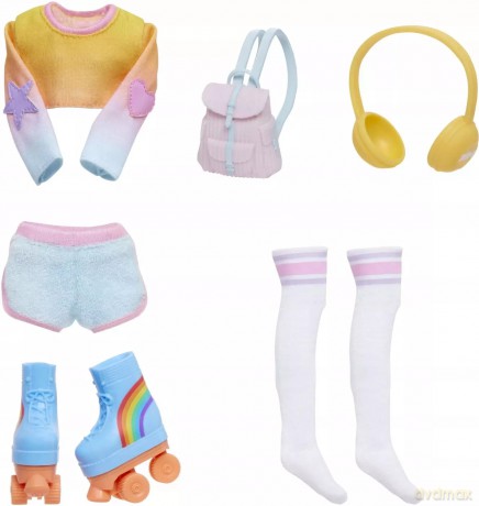 Rainbow High Fashion zestaw Skate Social - stroje