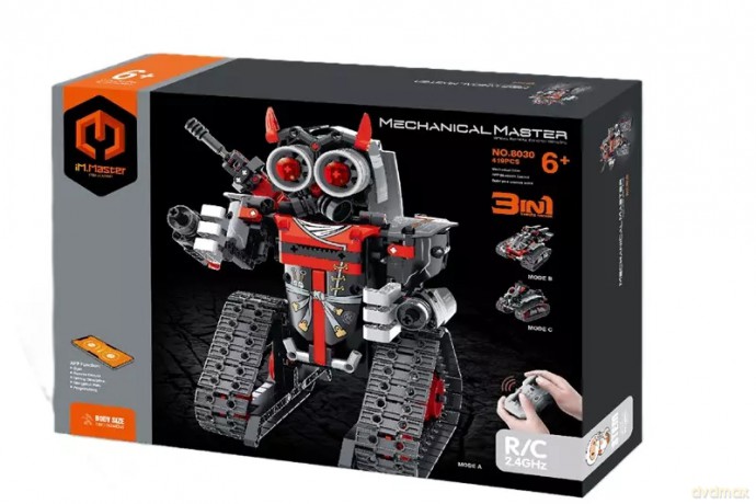 robo-auto 3w1 zdalnie sterowane 419 elementów [KLOCKI]