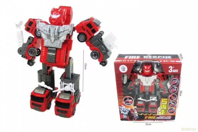 Robot straż 5w1 23cm H13745 48995
