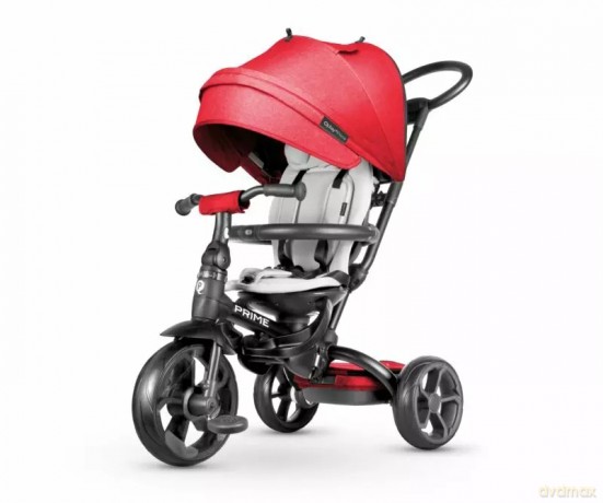 Rowerek trójkołowy Qplay New Prime red czerwony Milly Mally