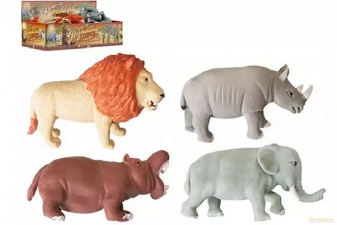 Rozciągliwe figurki zwierzęta dzikie P543441 82482