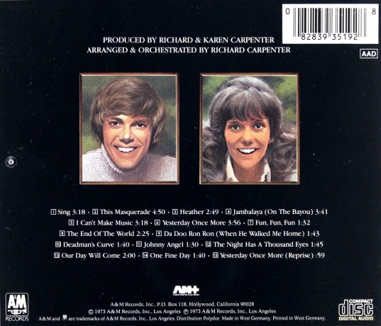 The Carpenters: Now And Then [CD]