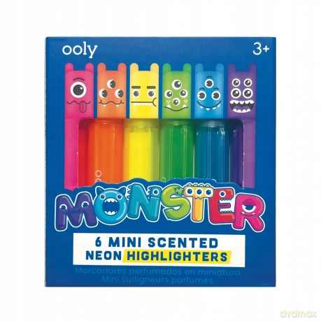 Scented mini cars - Monsters - Set of 6