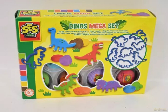 SES Ciasto megazest.Dinos7x90g+foremki 00503 05030