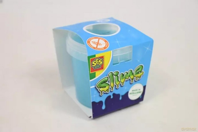 SES Slime niebieski brokat 140g 15043 50433