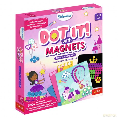 Skillmatics, Dot It! Jednorożce i księżniczki. Zestaw kreatywny