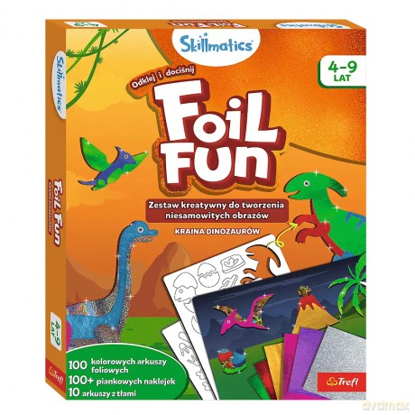 Skillmatics, Foil Fun. Kraina Dinozaurów. Zestaw kreatywny