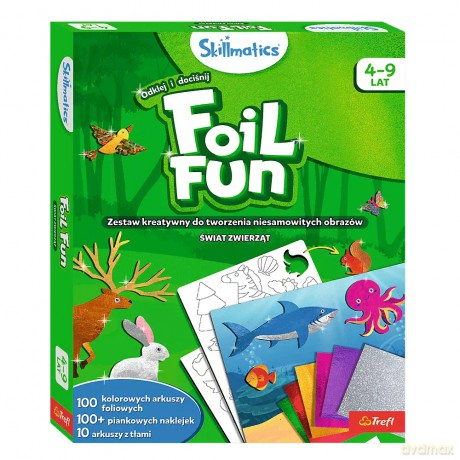 Skillmatics, Foil Fun. Świat zwierząt. Zestaw kreatywny