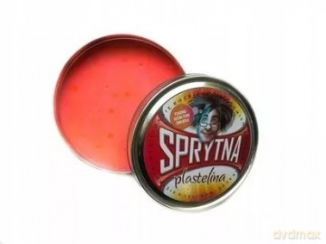 Sprytna plastelina, fluorescencyjne światło 40g