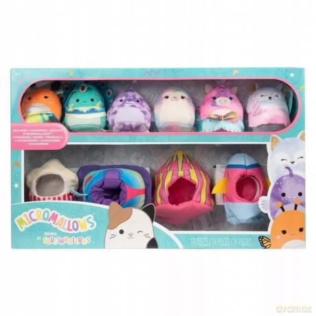 SQUISHMALLOWS Micromallows 6pack Deluxe Maskotki 6cm