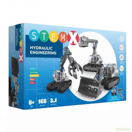 STEMX Koparka Hydrauliczna, zabawka kreatywna